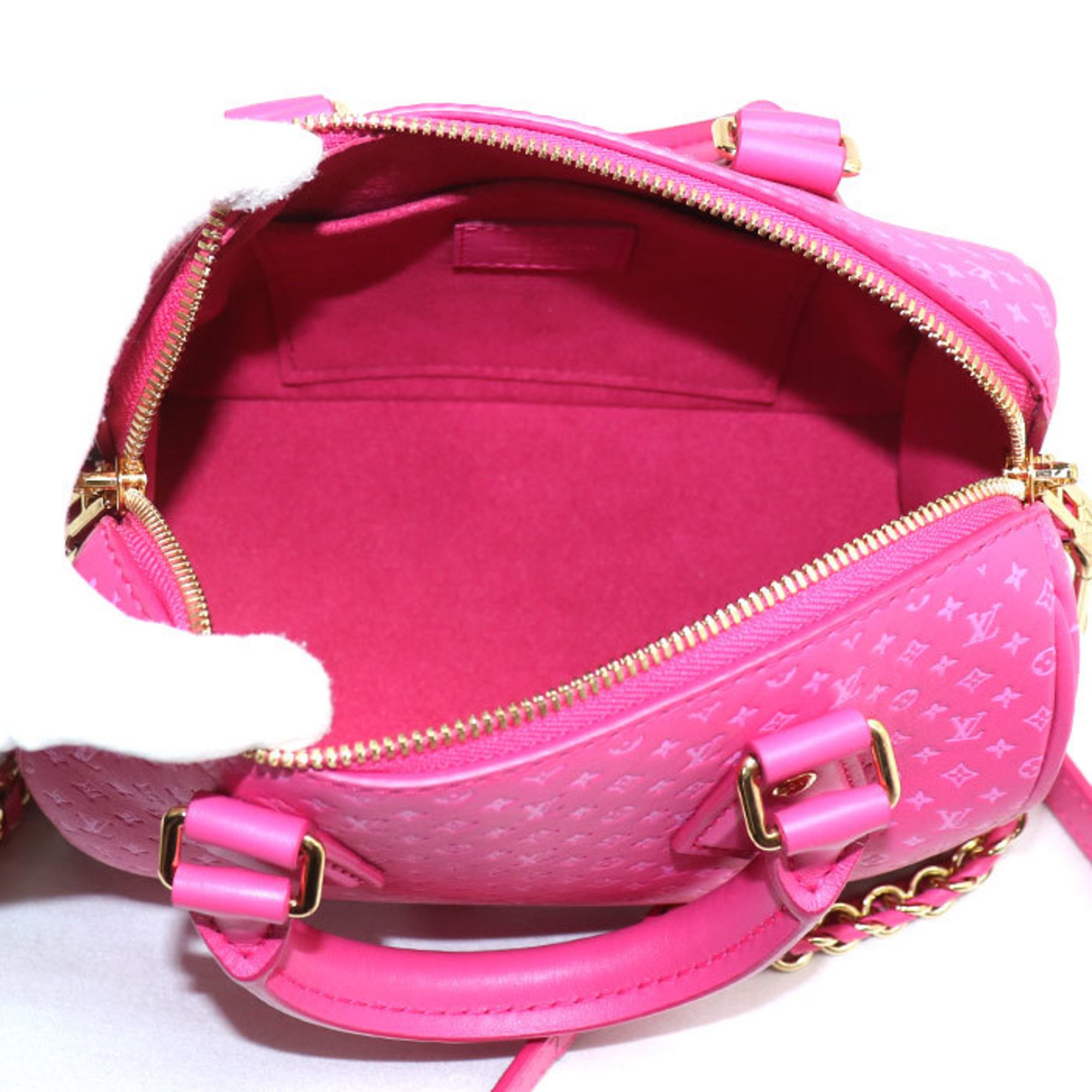 LOUIS VUITTON Louis Vuitton Speedy Bandouliere 20 2-Way Shoulder Bag Nanogram Pink M22286 Women's