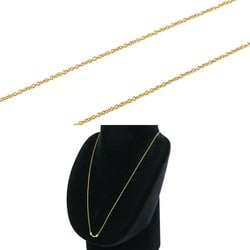 TIFFANY&Co. Tiffany K18YG Yellow Gold T Smile Necklace 62617683 Diamond 2.3g 40.5/45.7cm Women's