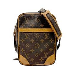 Louis Vuitton LOUIS VUITTON Shoulder Bag Monogram Danube Canvas Brown Gold Men's Women's M45266 n0735