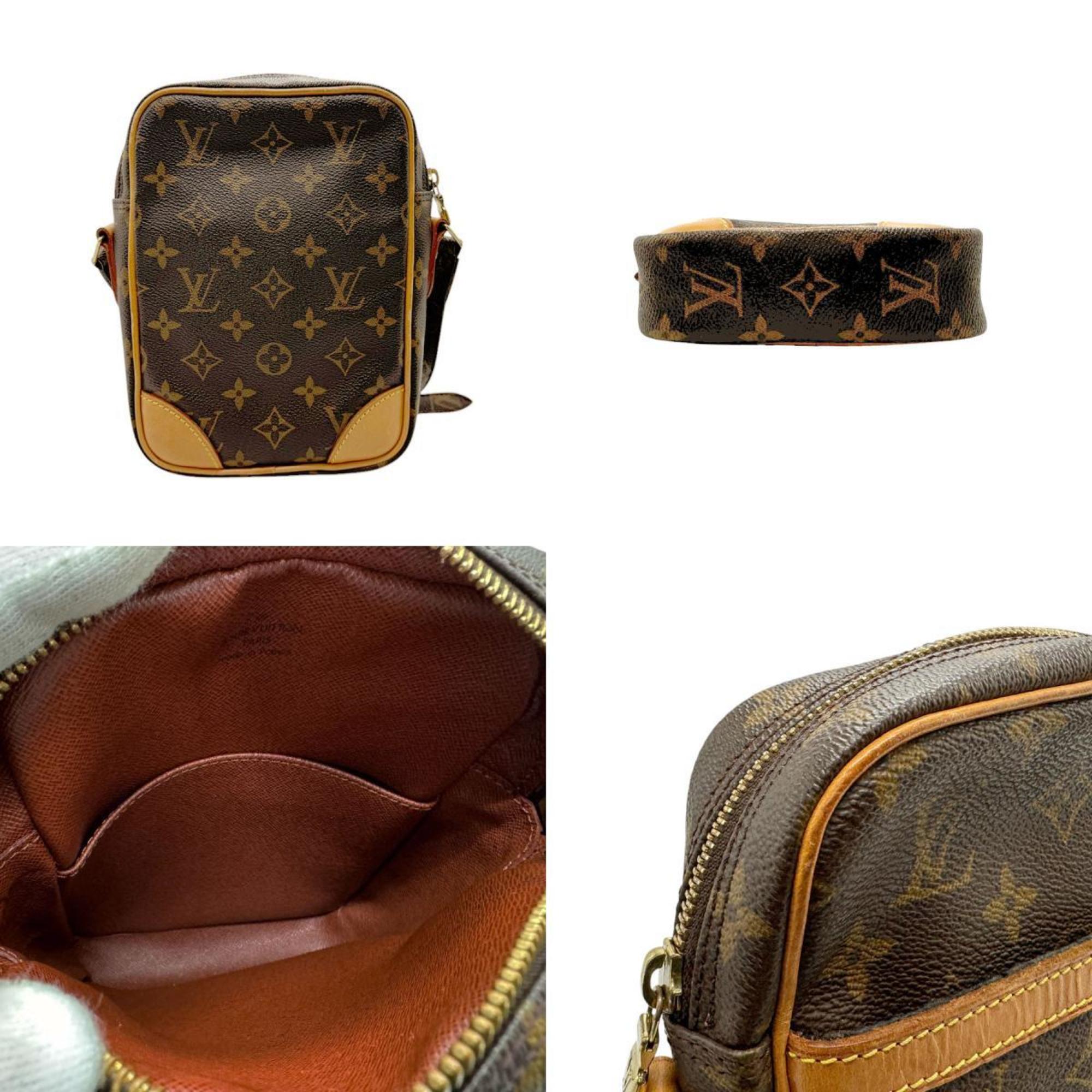 Louis Vuitton LOUIS VUITTON Shoulder Bag Monogram Danube Canvas Brown Gold Men's Women's M45266 n0735