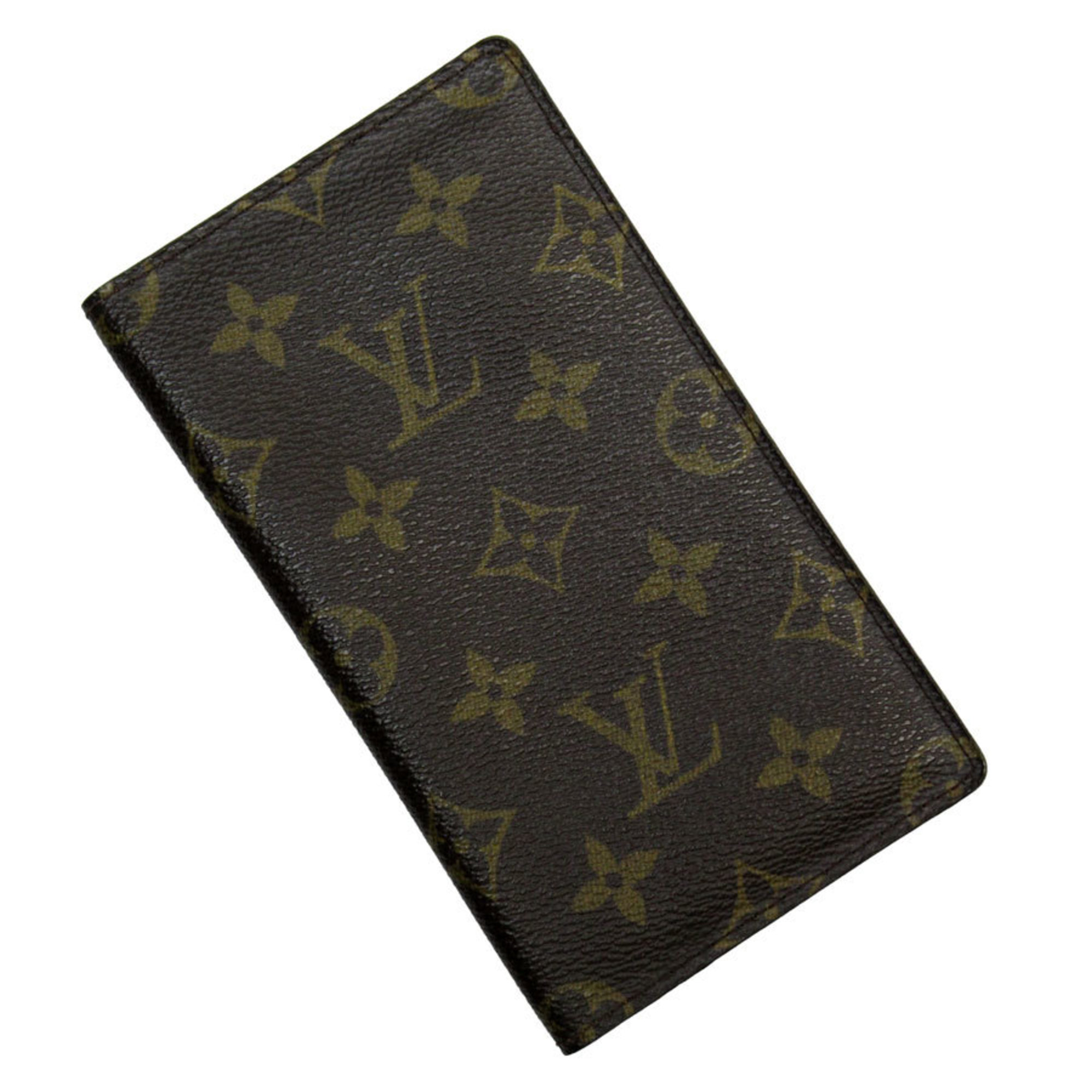 Louis Vuitton LOUIS VUITTON Notebook Cover Monogram Canvas Brown Men's Women's w0832j