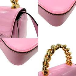 Versace VERSACE handbag shoulder bag Medusa enamel pink ladies z2847