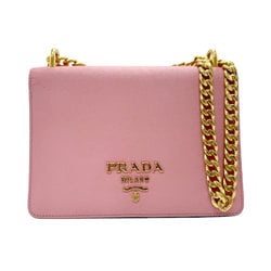 PRADA Shoulder Bag Leather Pink Women's 1BD133 z2819