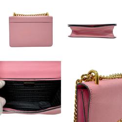 PRADA Shoulder Bag Leather Pink Women's 1BD133 z2819