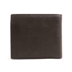 PRADA Bi-fold wallet leather brown men's a0525