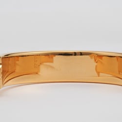 Hermes Enamel Bracelet Click H PM Bangle White Yellow Gold H700001F 31PM Women's HERMES