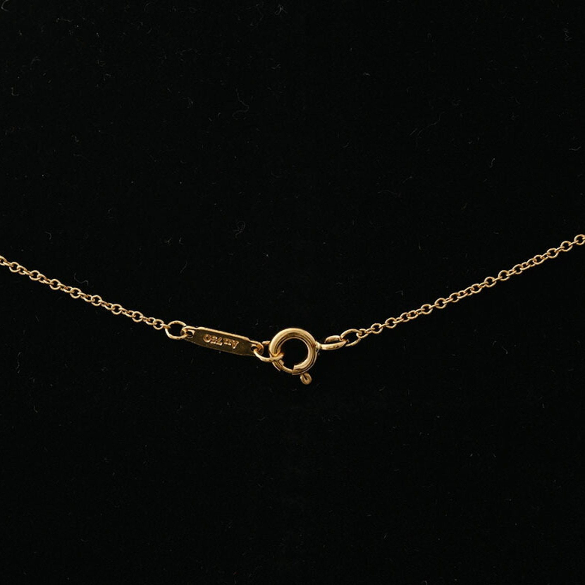 Tiffany Chain Necklace Yellow Gold 60011300 Women's K18YG 41cm TIFFANY&Co.