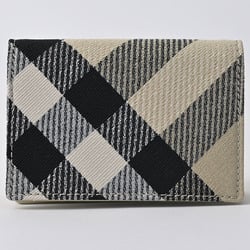 Burberry Check Card Case Business Holder Liken 8086009 1 Women's Canvas Leather BURBERRY