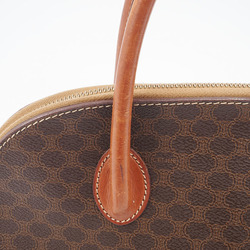 Celine Old Macadam Hand Bag Brown Women's PVC Leather CELINE