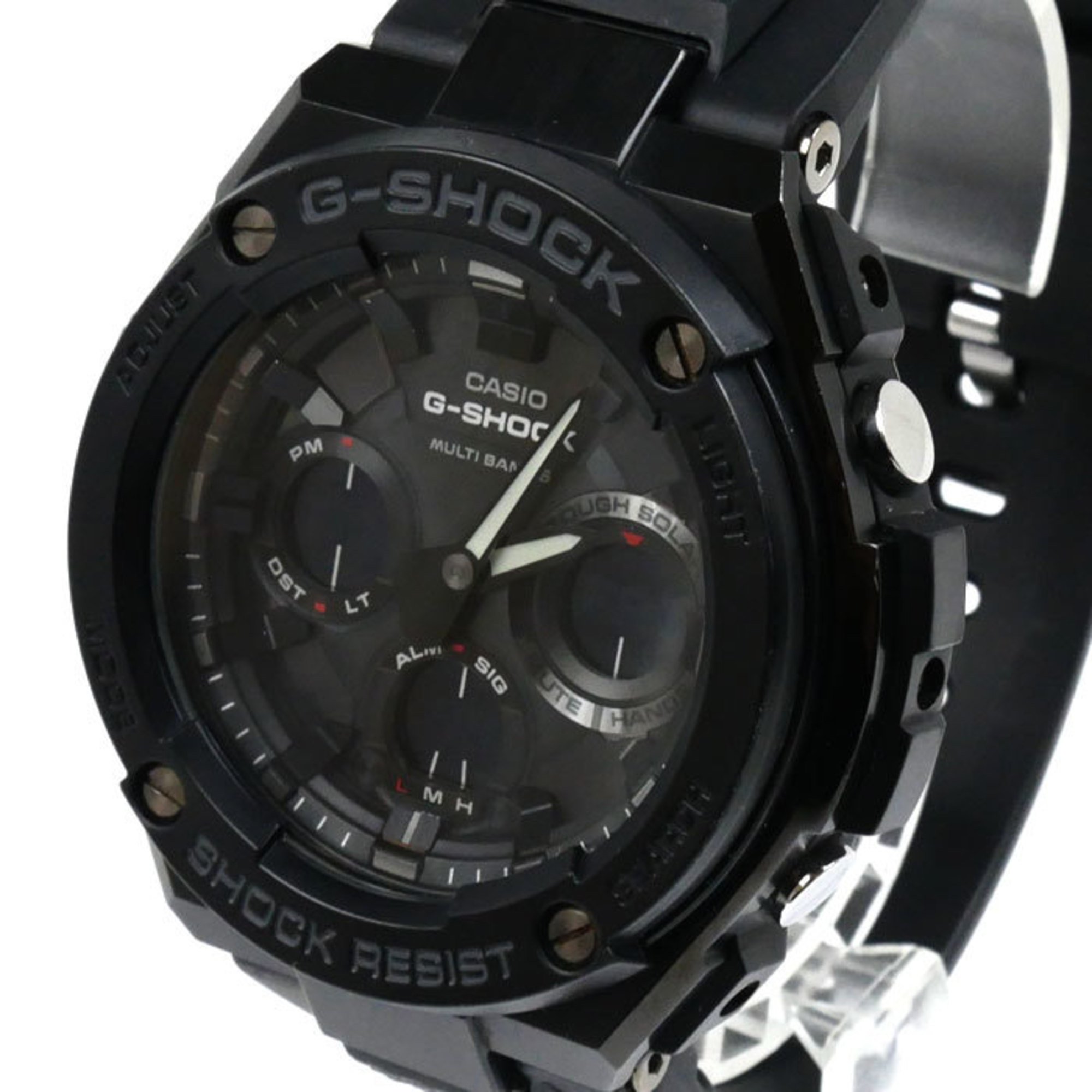 CASIO G-SHOCK G-STEEL Radio-controlled watch, solar, black, GST-W100G-1BJF, men's