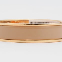 Hermes Enamel Bracelet Click H PM Bangle Sable Yellow Gold H700001F A1PM Women's HERMES