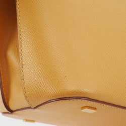 Celine handbag shoulder bag yellow women's leather CELINE