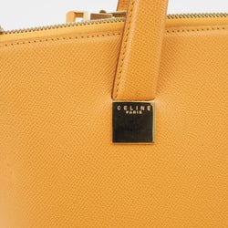 Celine handbag shoulder bag yellow women's leather CELINE