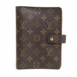 Louis Vuitton LOUIS VUITTON Notebook Cover Monogram Agenda MM Canvas Brown Gold Men's Women's e59540f