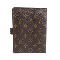 Louis Vuitton LOUIS VUITTON Notebook Cover Monogram Agenda MM Canvas Brown Gold Men's Women's e59540f