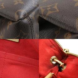 Louis Vuitton LOUIS VUITTON Handbag Shoulder Bag Monogram Pallas Canvas Brown Red Gold Women's M41175 e59571a