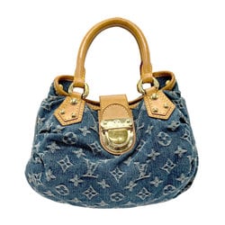 Louis Vuitton LOUIS VUITTON Handbag Monogram Denim Pretty Blue Women's M95020 z2834