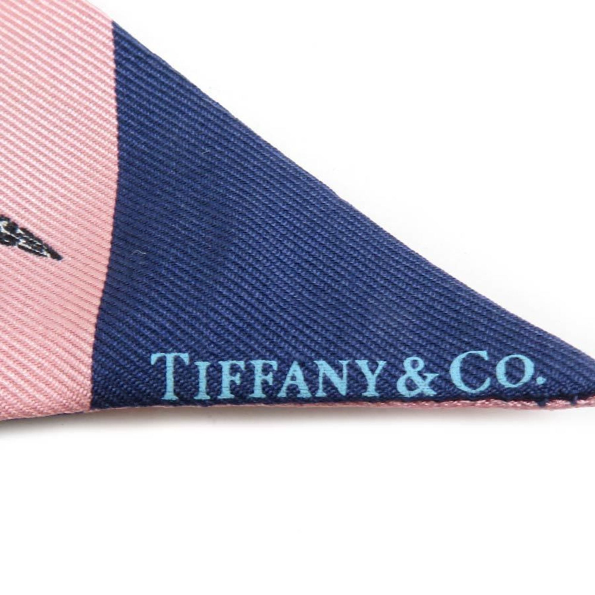 Tiffany & Co. Scarf Muffler Ribbon Silk Multicolor Women's e59583g