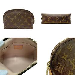 Louis Vuitton LOUIS VUITTON Pouch Monogram Pochette Tick PM Canvas Brown Men's Women's M47515 n0733