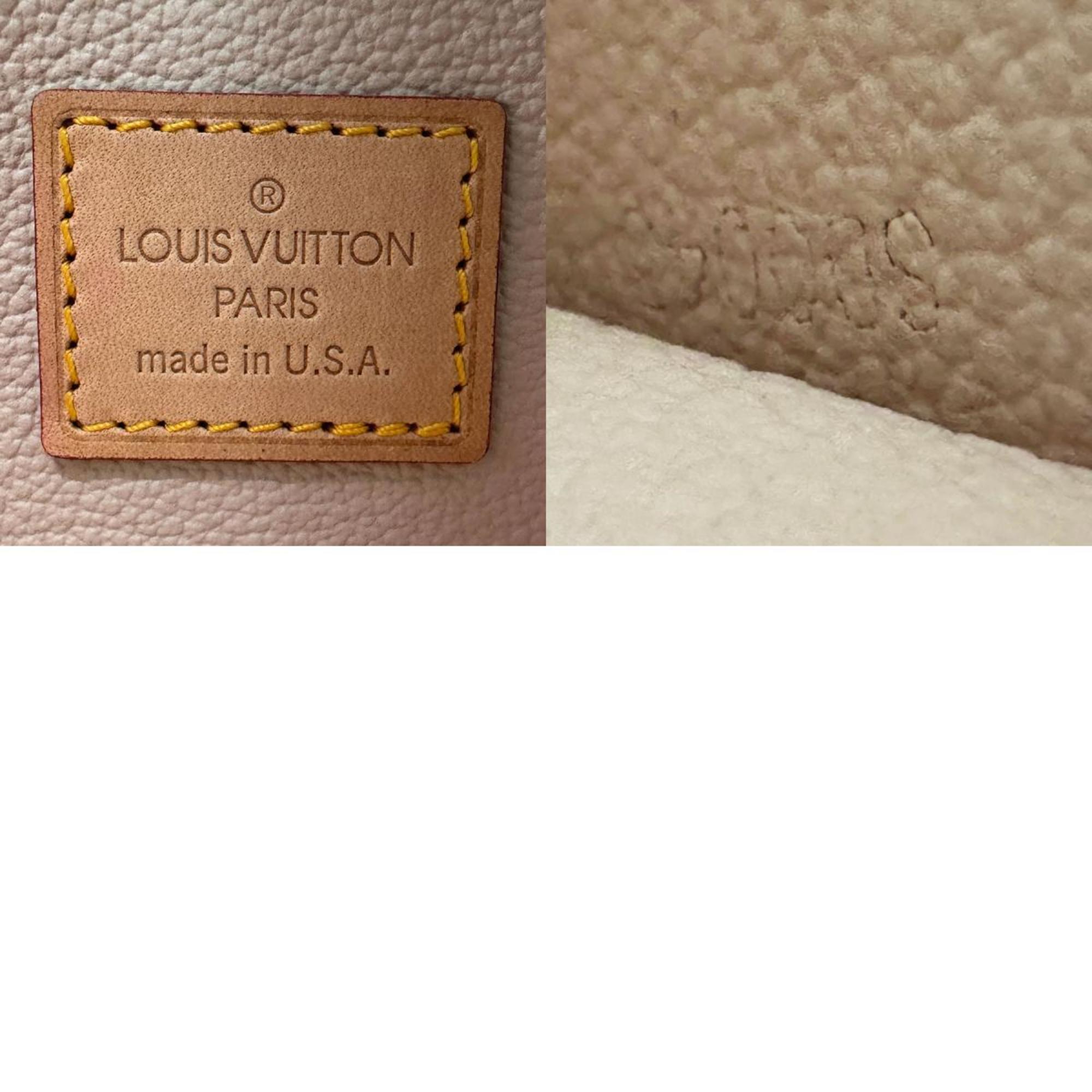 Louis Vuitton LOUIS VUITTON Pouch Monogram Pochette Tick PM Canvas Brown Men's Women's M47515 n0733