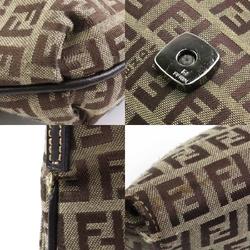 FENDI Shoulder Bag Zucchino Canvas Brown Women's 2362-8BT075 e59573j