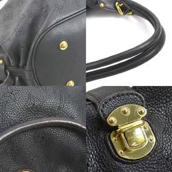 Louis Vuitton LOUIS VUITTON Shoulder Bag Monogram Mahina Elle Black Gold Women's M93441 e59531a