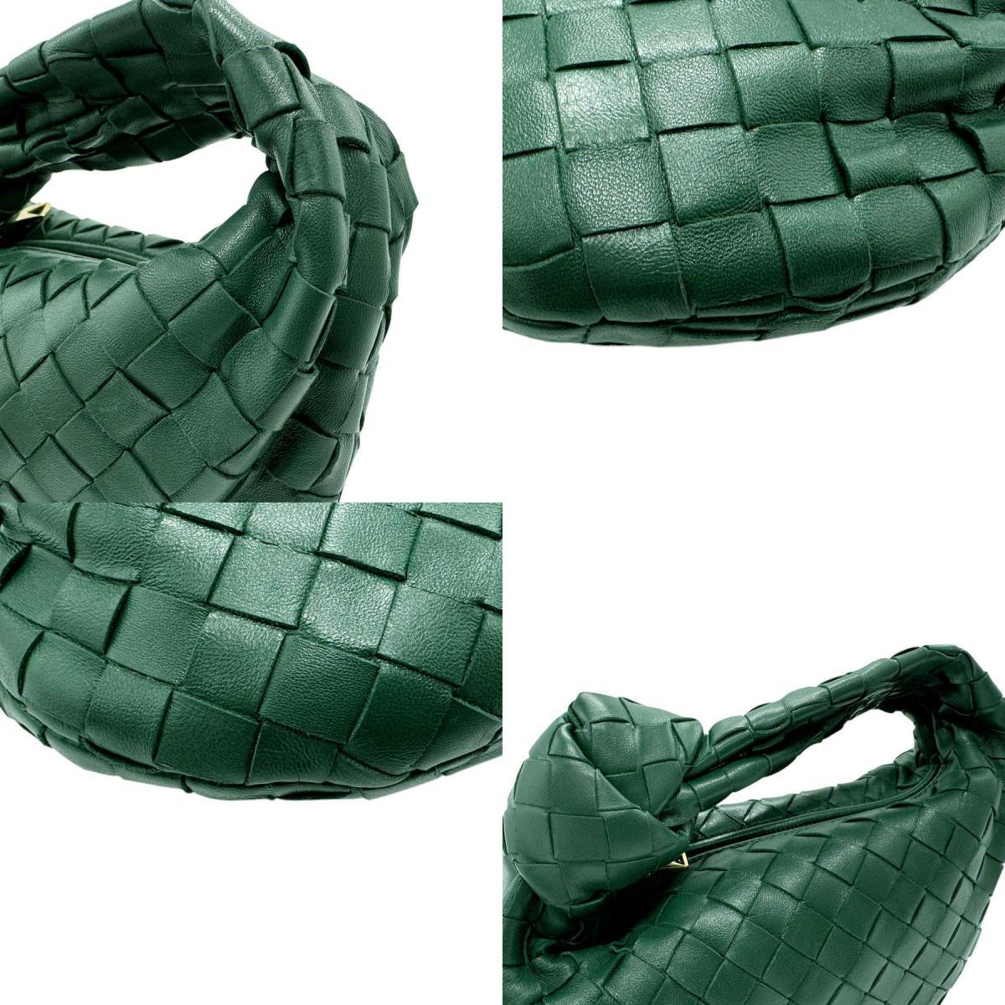 Bottega Veneta Handbag Intrecciato Leather Green Women's z2842