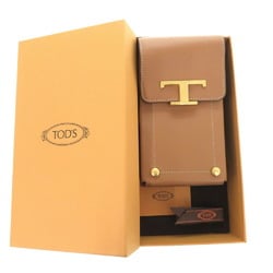 Tod's Timeless Leather Brown Shoulder Bag Phone Case 0598TOD'S