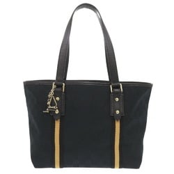 Gucci GG Shelly 137396 Canvas Black Tote Bag 1913GUCCI