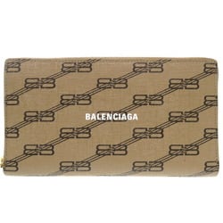 Balenciaga 594317 2762 0 584046 PVC Brown Long Wallet 1502BALENCIAGA