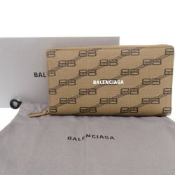 Balenciaga 594317 2762 0 584046 PVC Brown Long Wallet 1502BALENCIAGA