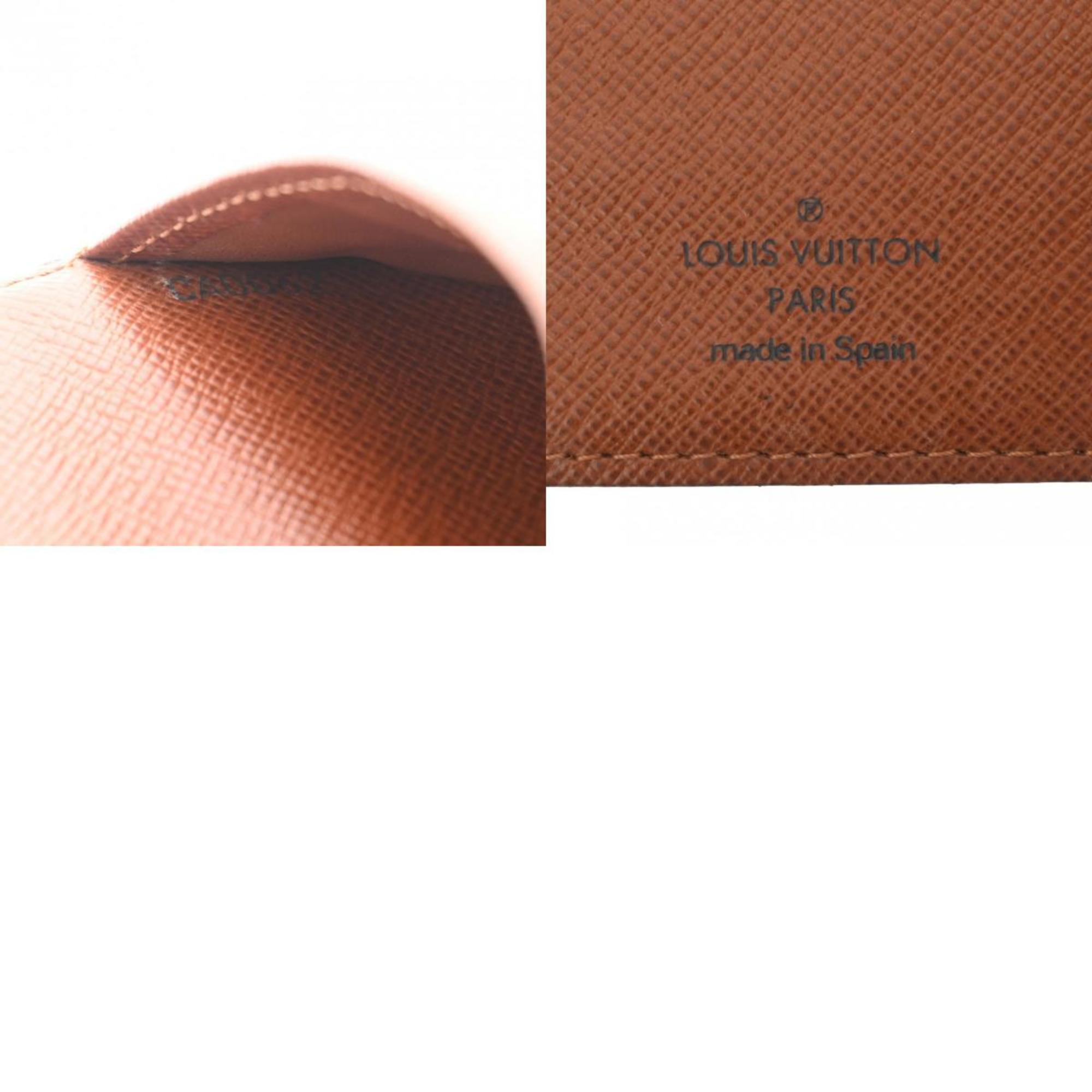 LOUIS VUITTON Louis Vuitton Monogram Agenda PM Brown R20005 Unisex Canvas Planner Cover