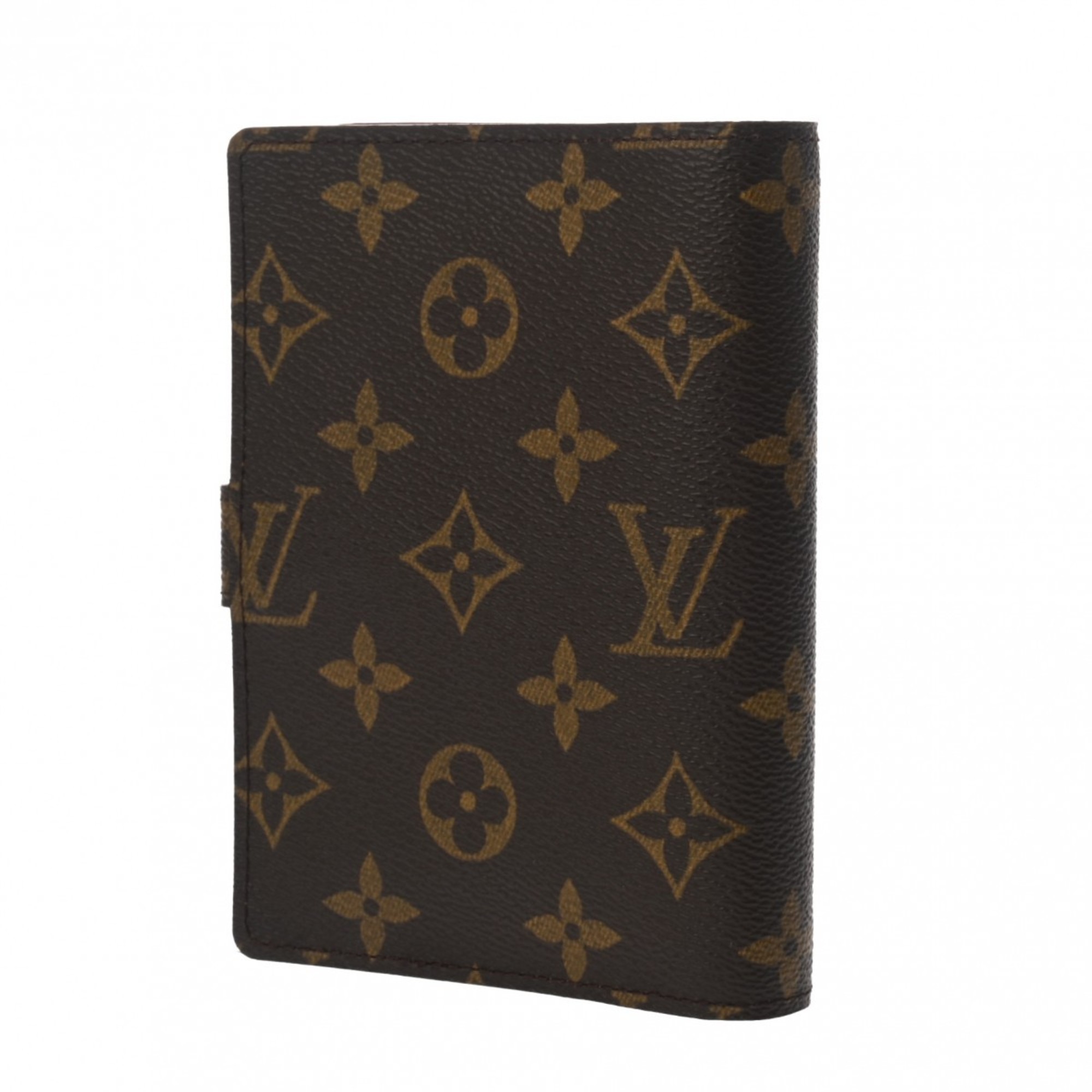 LOUIS VUITTON Louis Vuitton Monogram Agenda PM Brown R20005 Unisex Canvas Planner Cover