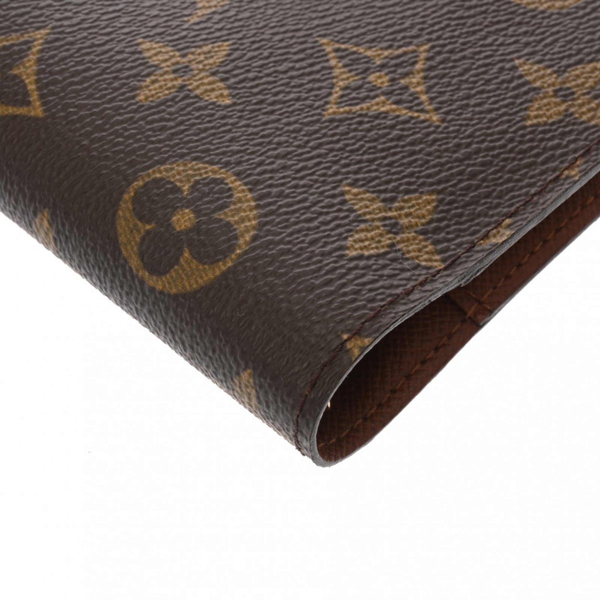 LOUIS VUITTON Louis Vuitton Monogram Agenda PM Brown R20005 Unisex Canvas Planner Cover