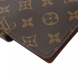 LOUIS VUITTON Louis Vuitton Monogram Agenda PM Brown R20005 Unisex Canvas Planner Cover