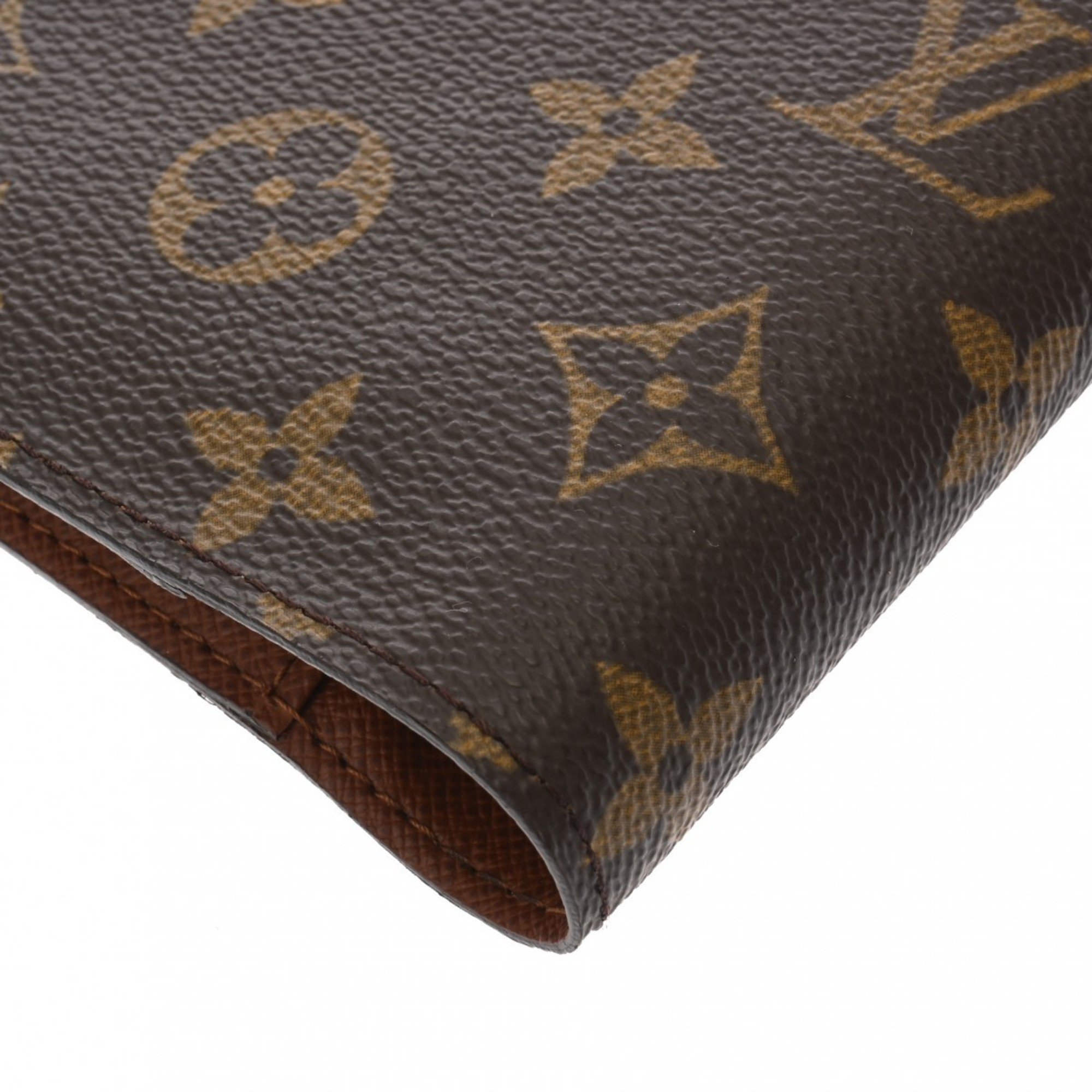 LOUIS VUITTON Louis Vuitton Monogram Agenda PM Brown R20005 Unisex Canvas Planner Cover