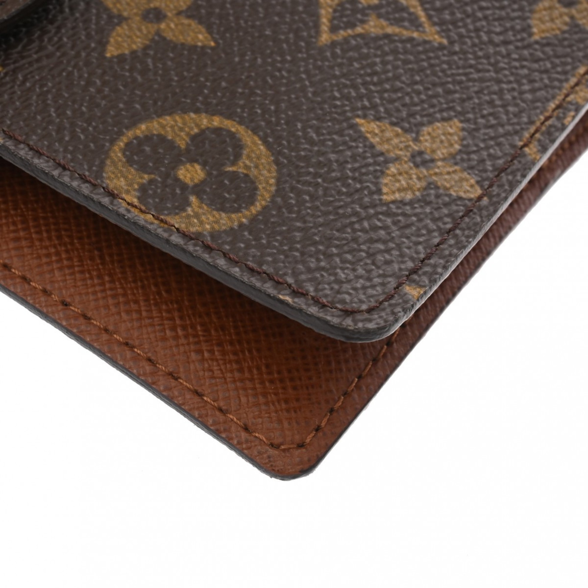 LOUIS VUITTON Louis Vuitton Monogram Agenda PM Brown R20005 Unisex Canvas Planner Cover