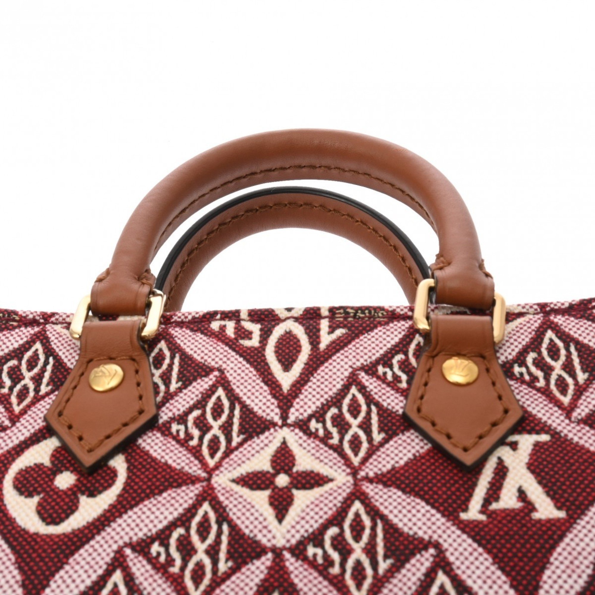 LOUIS VUITTON Louis Vuitton Monogram SINCE 1854 Petite Sac Plat Bag Bordeaux M69846 Women's Jacquard Handbag