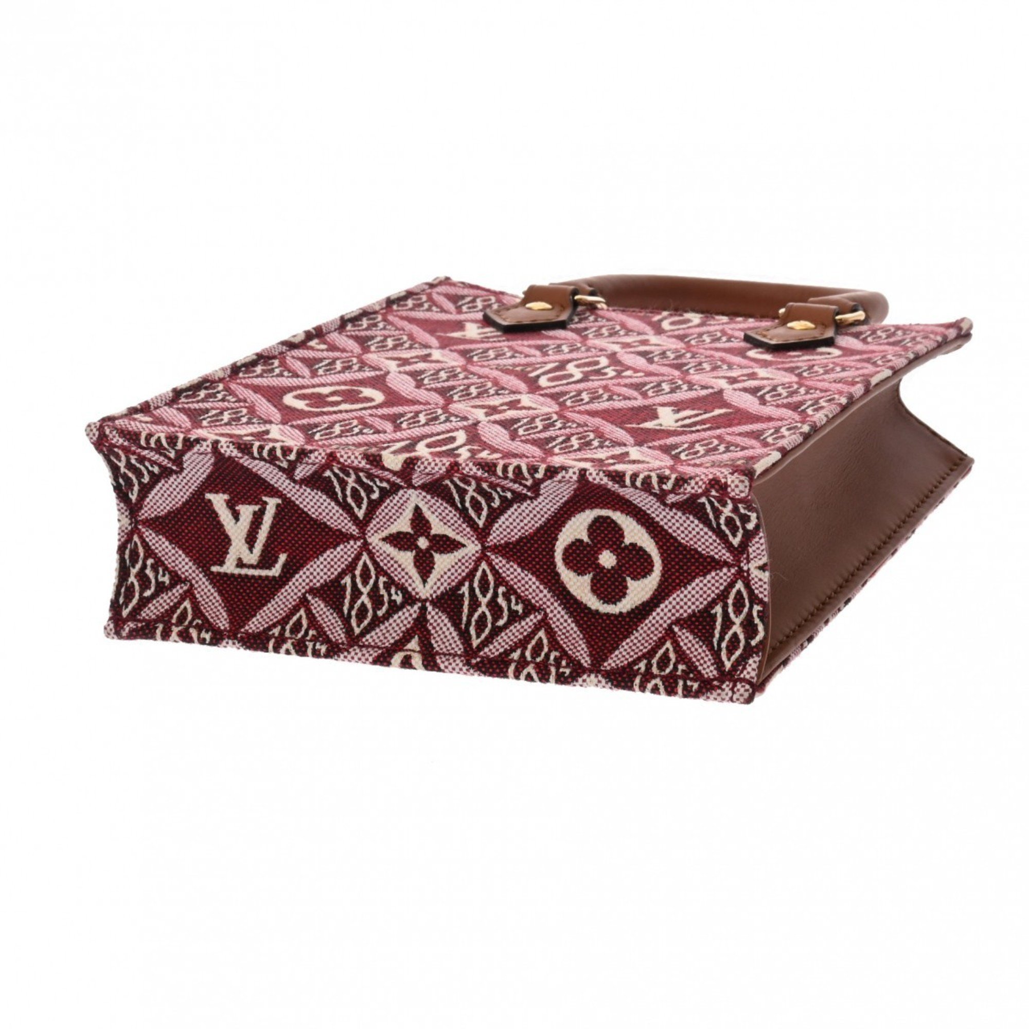 LOUIS VUITTON Louis Vuitton Monogram SINCE 1854 Petite Sac Plat Bag Bordeaux M69846 Women's Jacquard Handbag