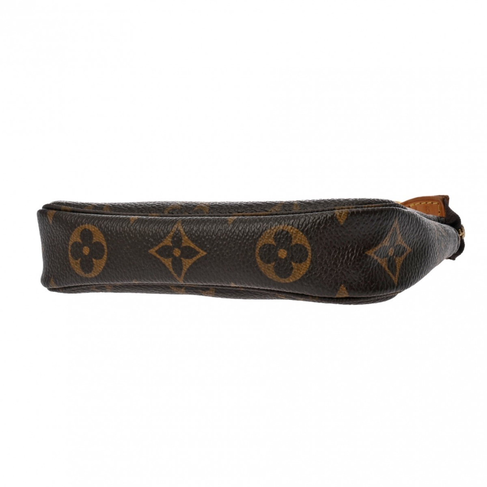 LOUIS VUITTON Louis Vuitton Monogram Pochette Accessoires T&B Brown M60153 Women's Canvas Pouch