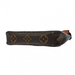 LOUIS VUITTON Louis Vuitton Monogram Pochette Accessoires T&B Brown M60153 Women's Canvas Pouch