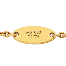 LOUIS VUITTON Essential V M61083 Women's GP Necklace