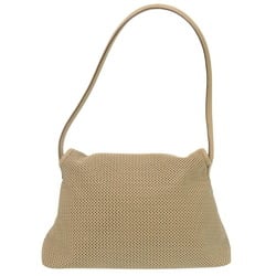 Gucci Perforated Flap Handbag Leather Beige 2205GUCCI