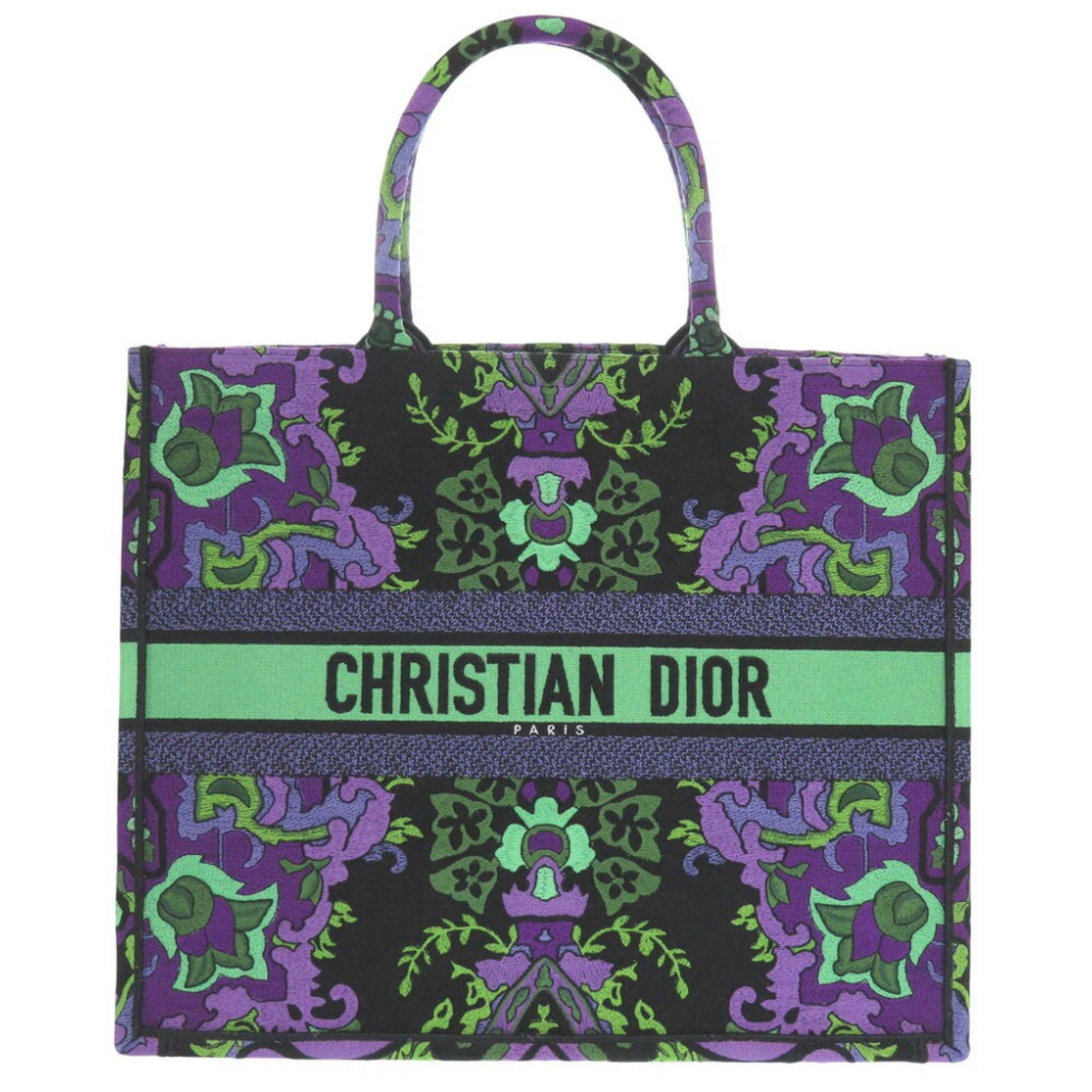 Christian Dior Book Tote Large Bag Canvas 2405Christian