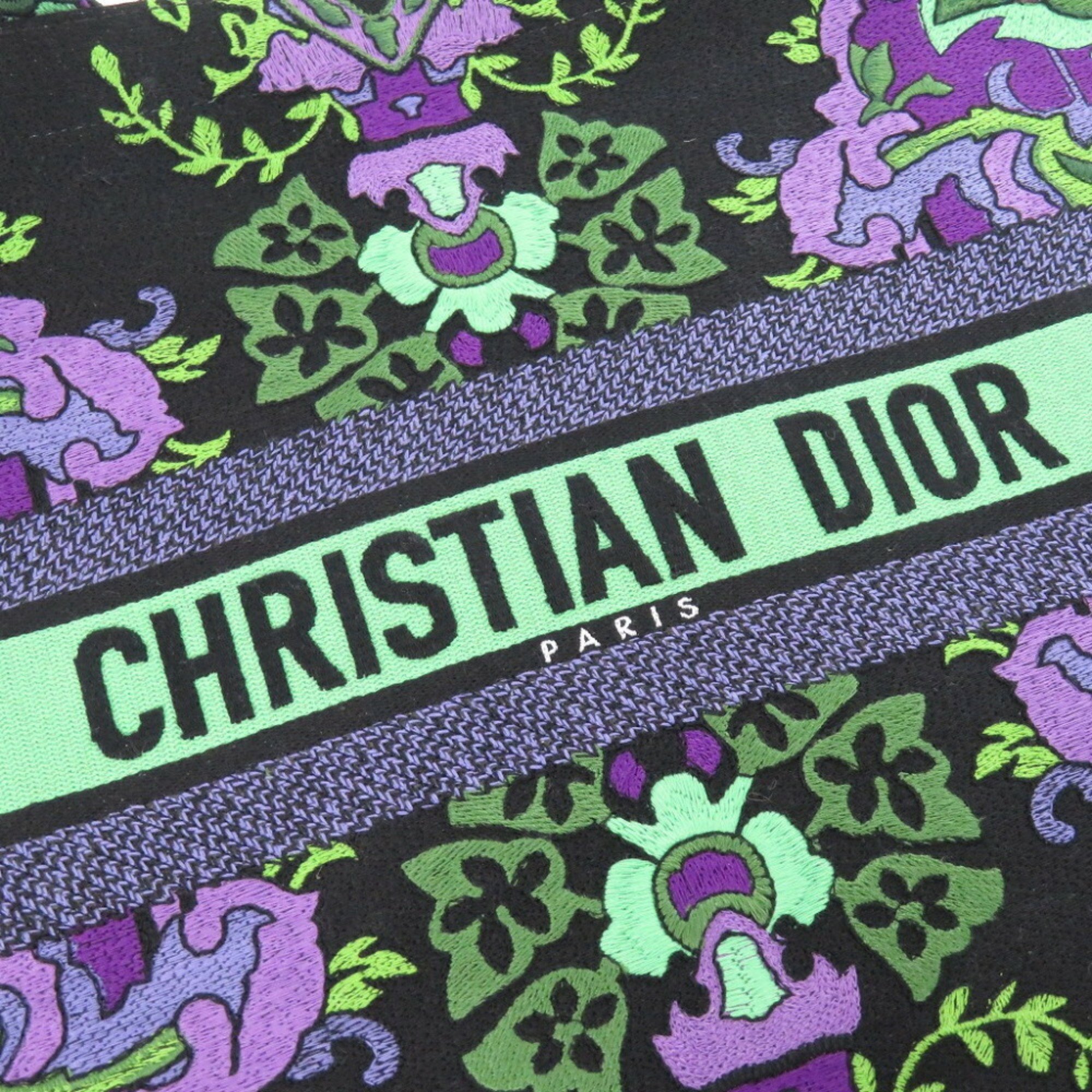 Christian Dior Book Tote Large Bag Canvas 2405Christian