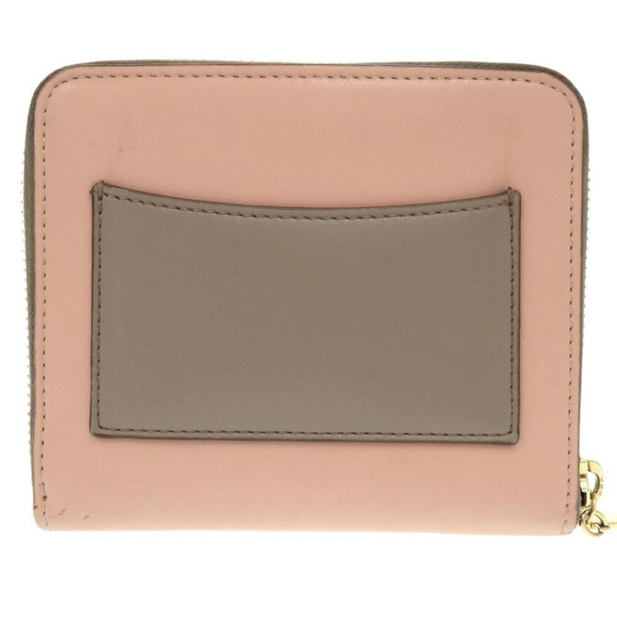 Stella McCartney Leather Pink Bi-fold Wallet 0091Stella