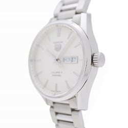 TAG Heuer Carrera Calibre 5 Day Date WAR201B-0 Automatic Watch SS Silver 1751TAG HEUER Men's