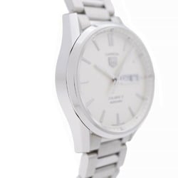 TAG Heuer Carrera Calibre 5 Day Date WAR201B-0 Automatic Watch SS Silver 1751TAG HEUER Men's