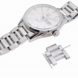 TAG Heuer Carrera Calibre 5 Day Date WAR201B-0 Automatic Watch SS Silver 1751TAG HEUER Men's