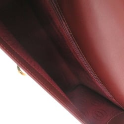 Cartier Must Line Leather Bordeaux Handbag Red 1795CARTIER